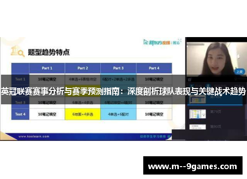 英冠联赛赛事分析与赛季预测指南：深度剖析球队表现与关键战术趋势